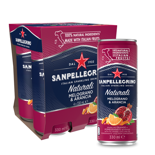 San Pellegrino Melograno and Arancia 4 x 330ml