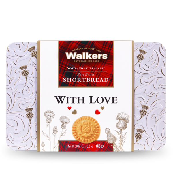 Walkers Shortbread With Love Thistle Tin  | Harris Farm Online
