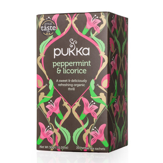 Pukka Peppermint and Licorice Teabags x20 30G