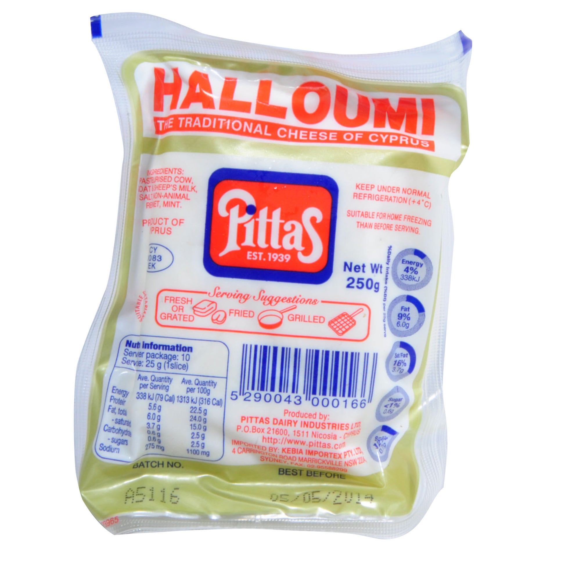 Halloumi Pittas 250g pack , Frdg1-Cheese - HFM, Harris Farm Markets