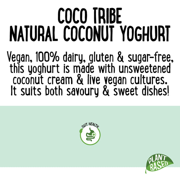 Coco Tribe Organic Coconut Milk Greek Style Natural Yoghurt 300g