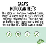 Gaga's Organic Powerkraut Moroccan Beets 450g