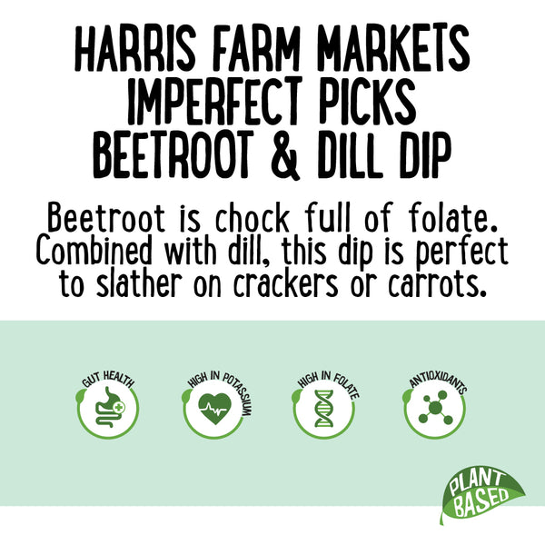 Imperfect Pick Beetroot and Dill Dip 180g