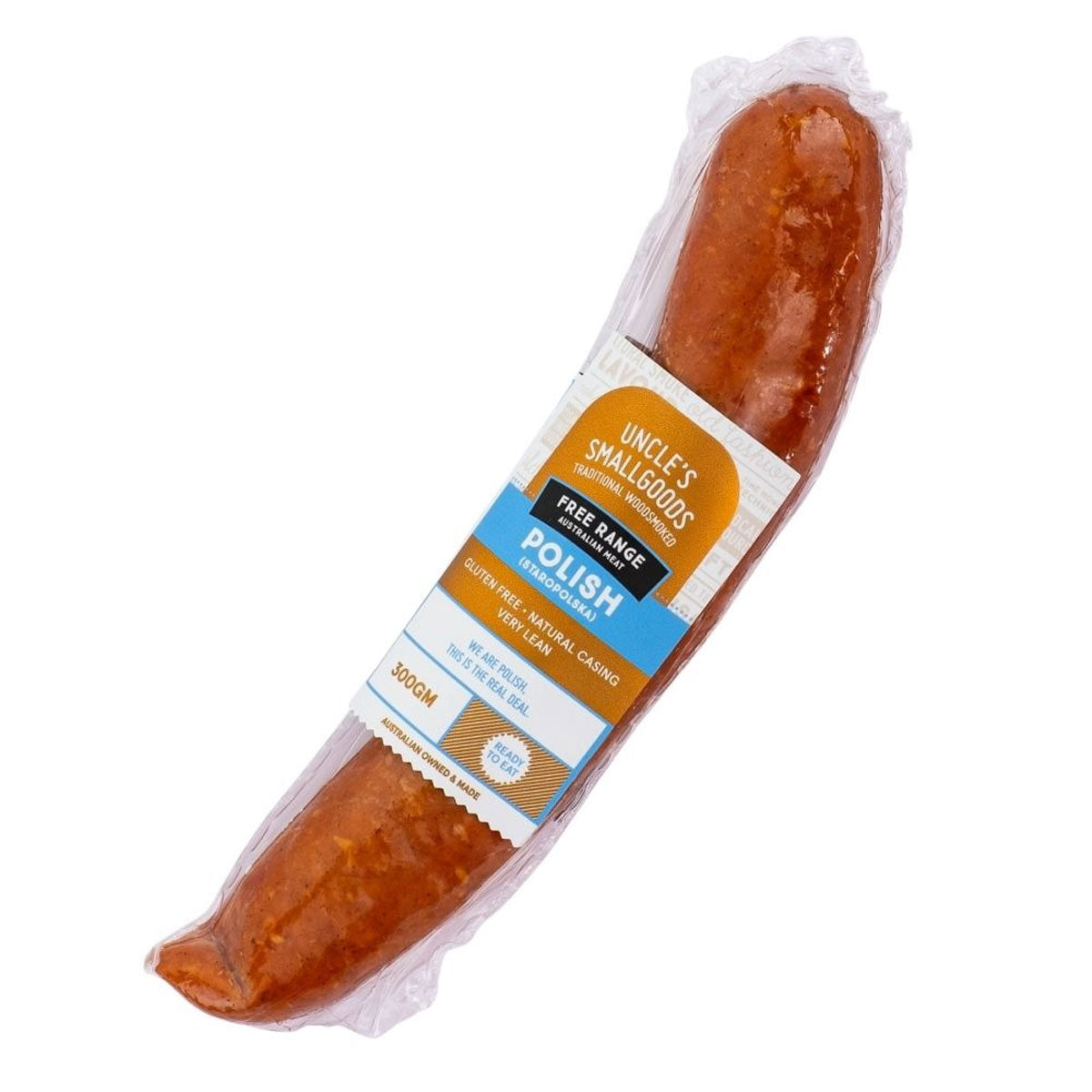 Uncle's Smallgoods Polish Sausage Staropolska 220g - Harris Farm Markets