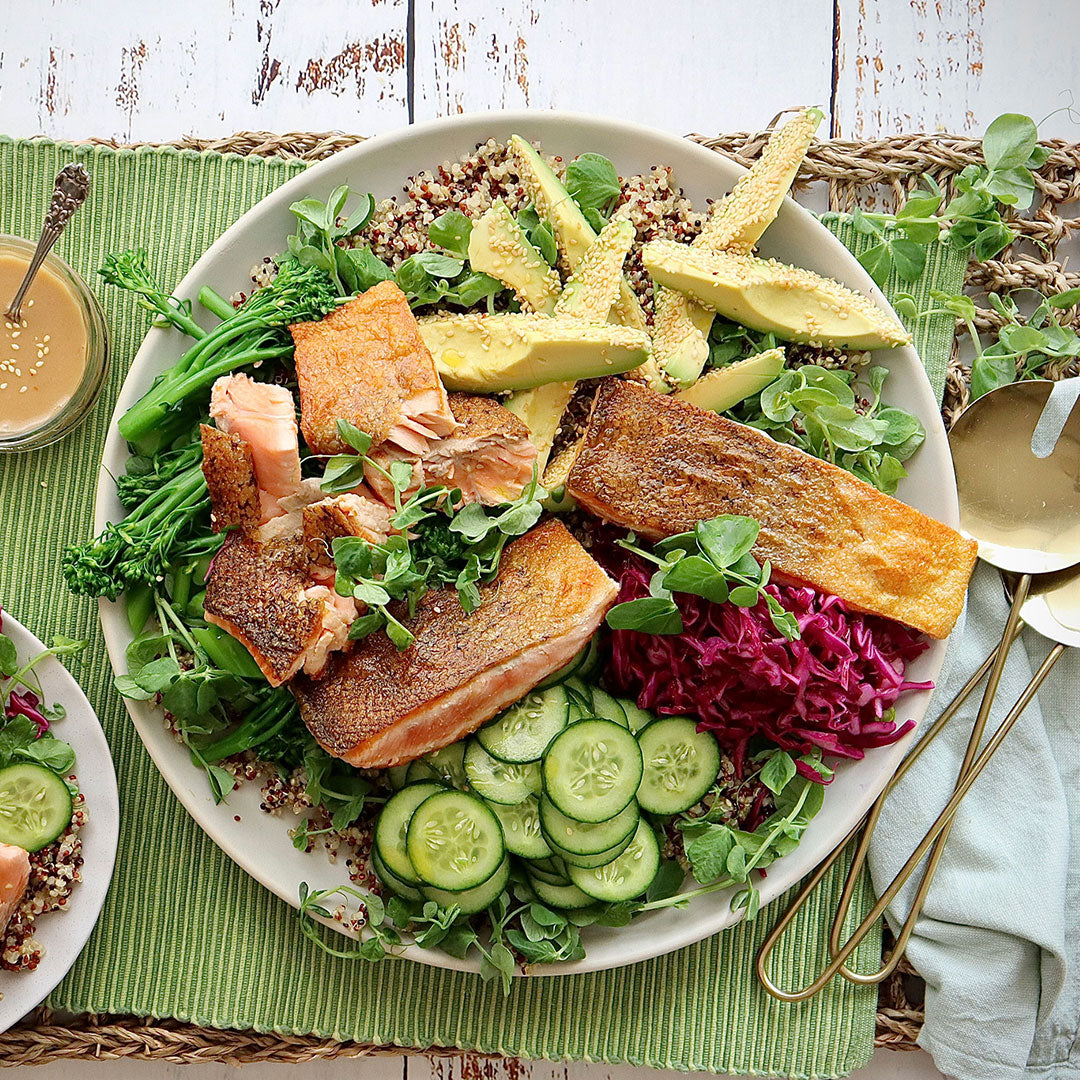 Crispy Salmon Poke Bowl