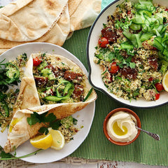 Falafel And Couscous Salad Roll | Harris Farm Online