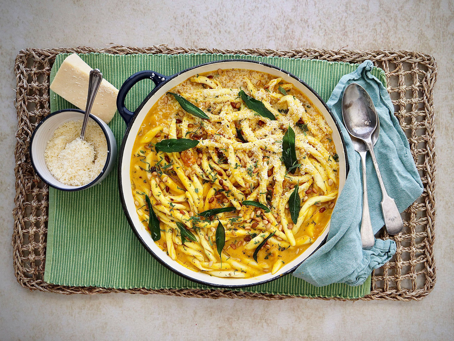 Maccheroni Pasta - with Pumpkin Sage and Pecorino | Harris Farm Online