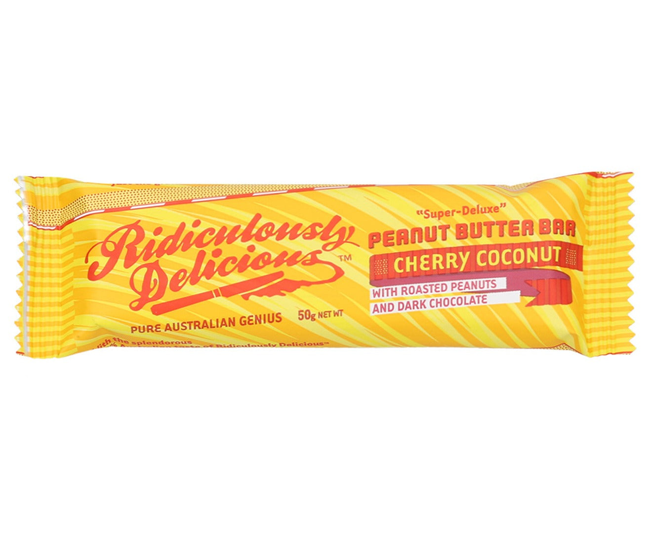 Ridiculously Delicious Peanut Butter Bar Cherry Coconut 50g | Harris Farm Markets Online