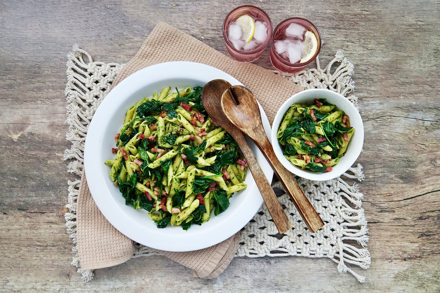 Pesto and Pancetta Penne Pasta | Harris Farm Online