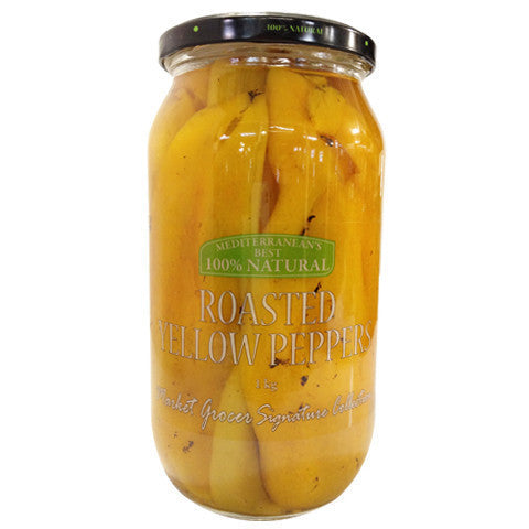 Market Grocer Antipasti Peppers Yellow Roasted 1kg , Grocery-Condiments - HFM, Harris Farm Markets