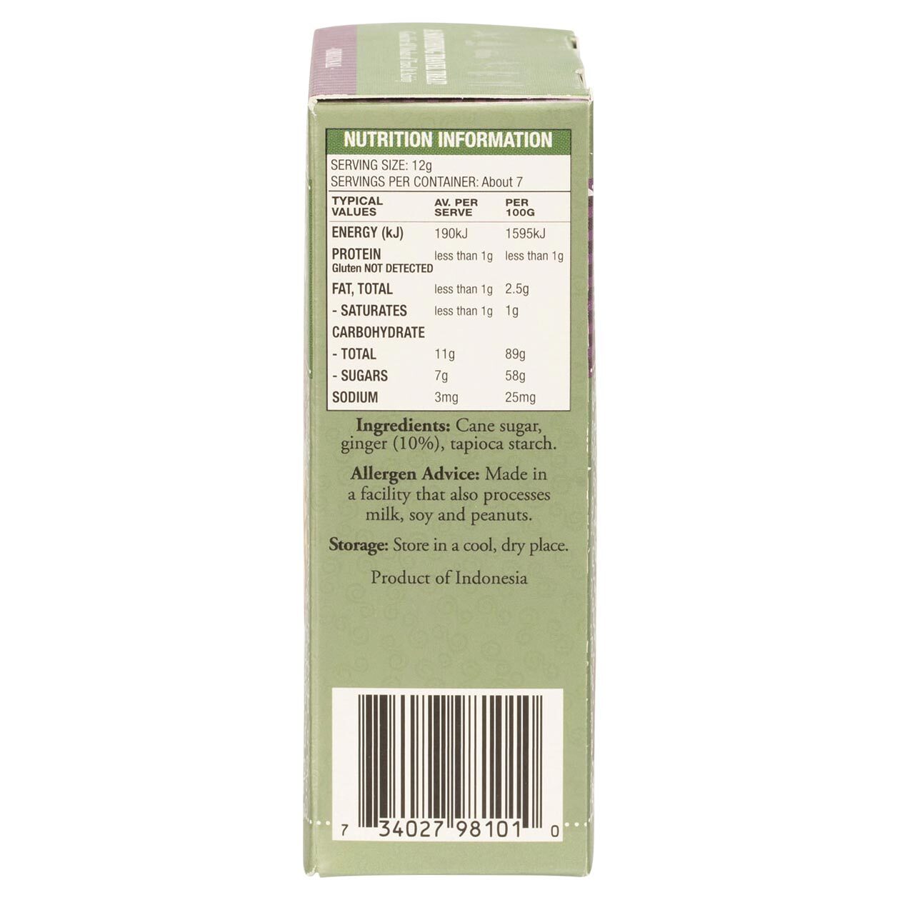 Gin Gins Chewy Ginger Candy 84g