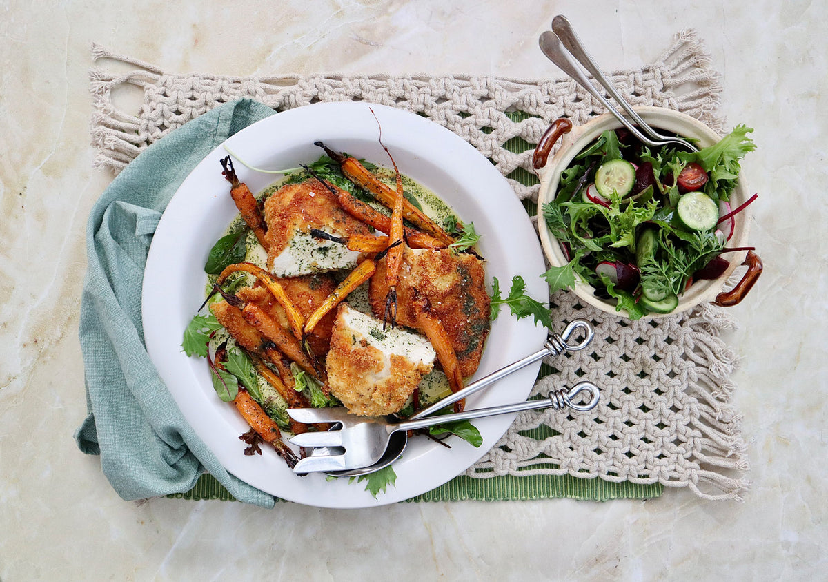 Chicken Kyiv - with Beetroot and Radish Salad | Harris Farm Online