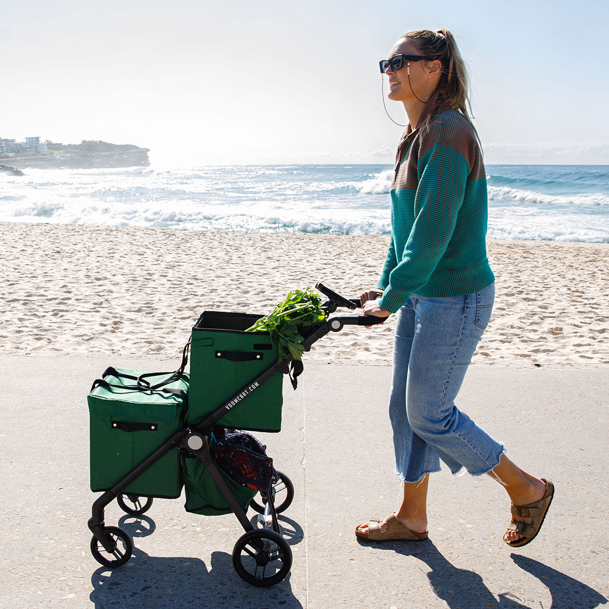 Voomcart Shopping Cart Green Each