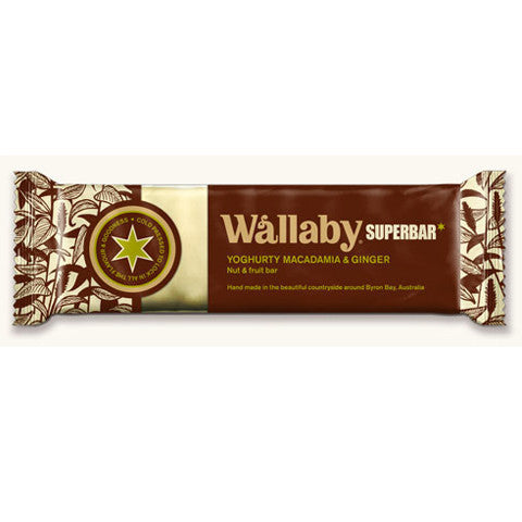 Wallaby Bar Yoghurt Macadamia & Ginger 40g , Grocery-Confection - HFM, Harris Farm Markets