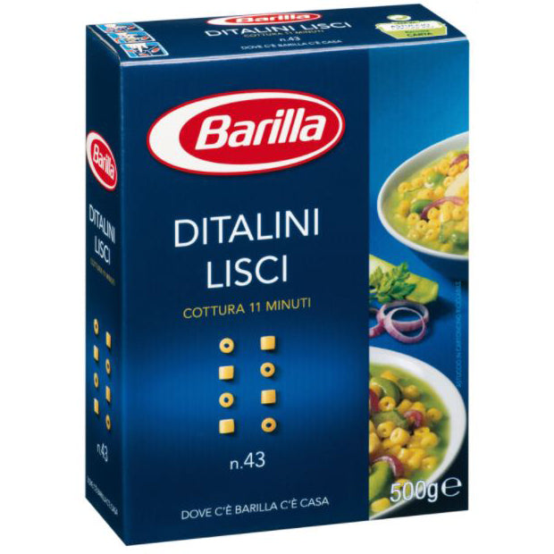 Barilla - Pasta - Ditali Lisci (N.45, 500g)