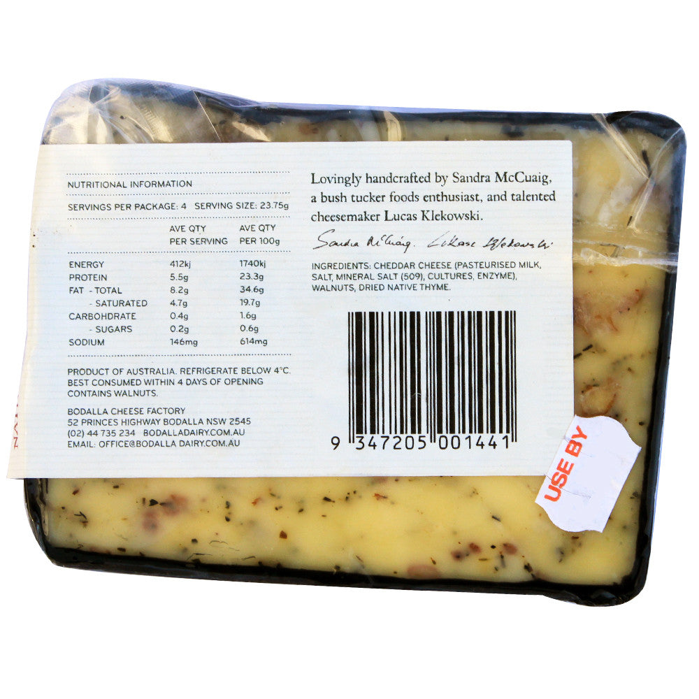 Cheddar Bodalla Bush Tucker Thyme 95g , Frdg1-Cheese - HFM, Harris Farm Markets
- 2
