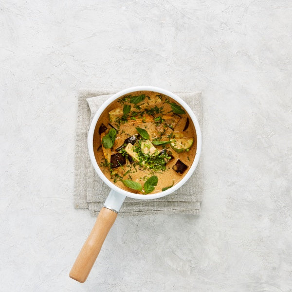 Massaman Vegetable Curry with Vermicelli and Buk Choy