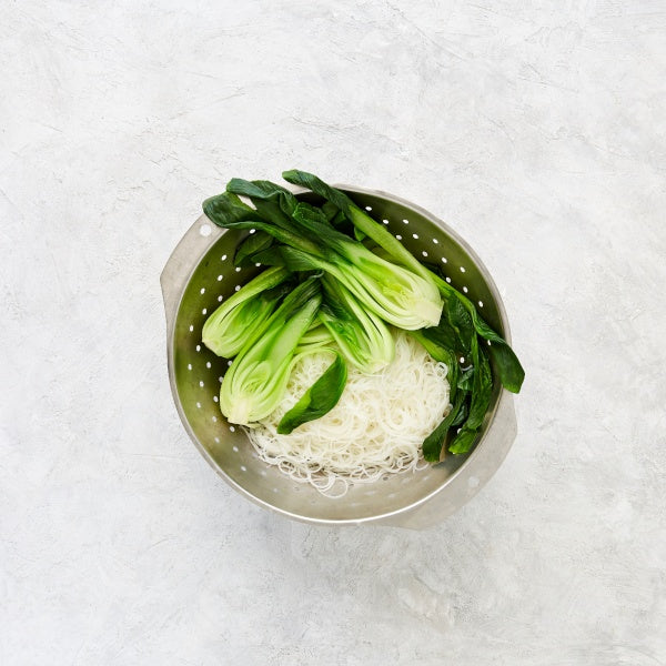 Massaman Vegetable Curry with Vermicelli and Buk Choy