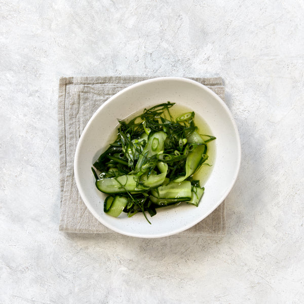 Honey and Tamari Baked Salmon with Pickled Cucumber