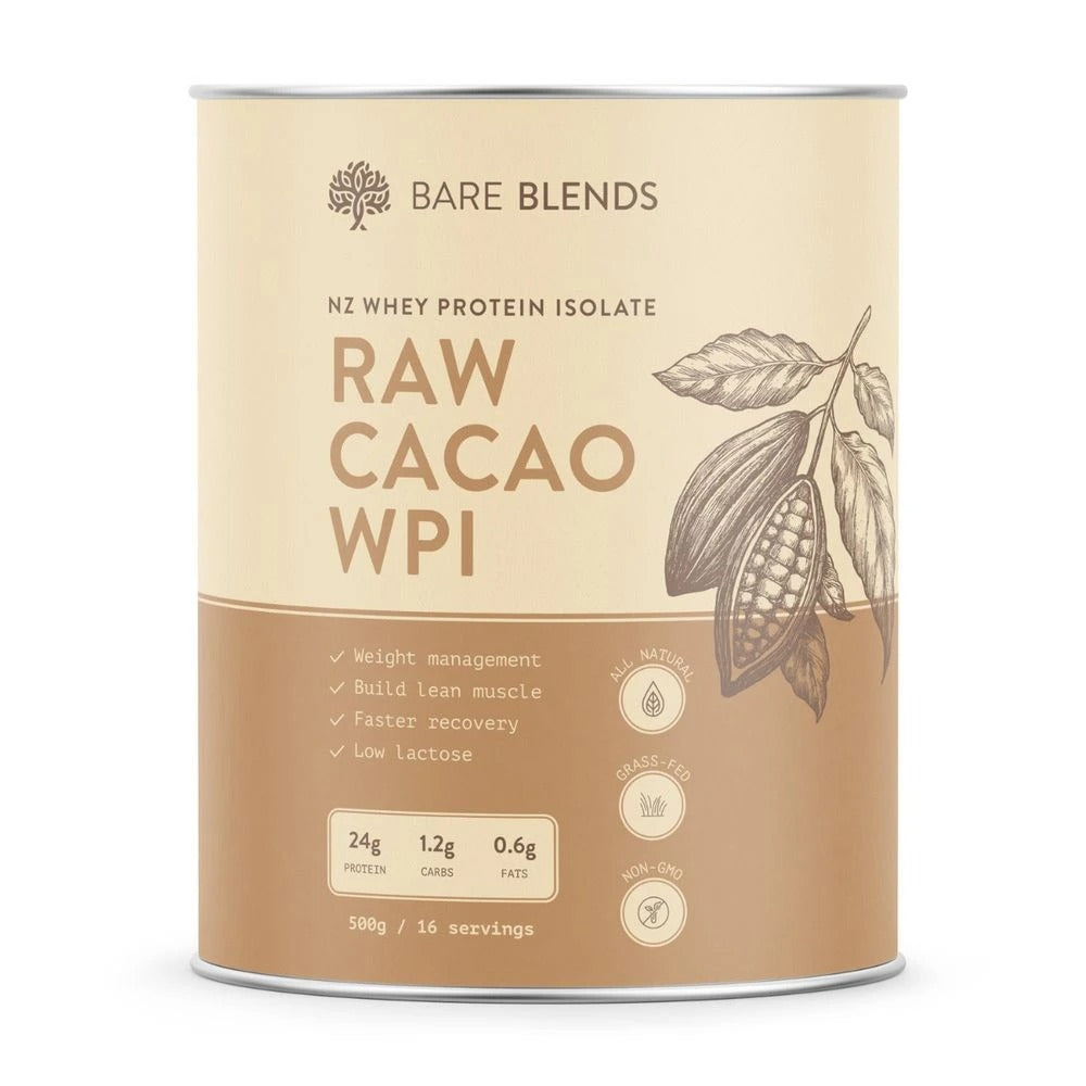 Bare Blends Organic Dark Cacao Natural WPI | Harris Farm Online