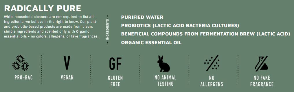 Counter Culture - Floor Cleaner - Lemongrass - Probiotic Cleaning Tonic | Harris Farm Online
