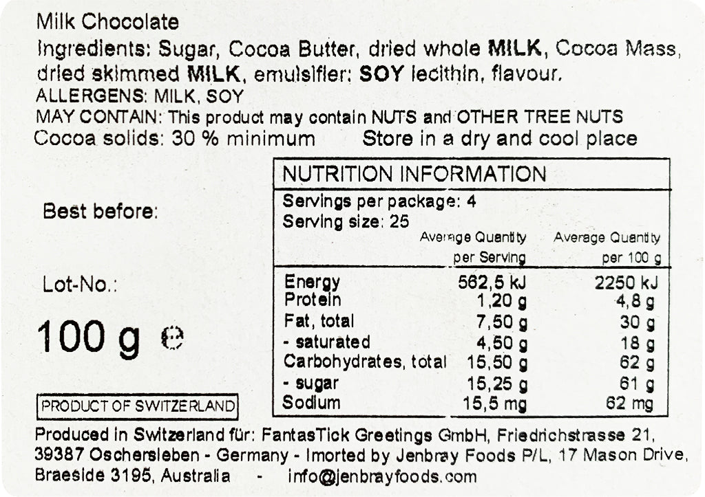 Fantastick Milk Chocolate Abstract | Harris Farm Online