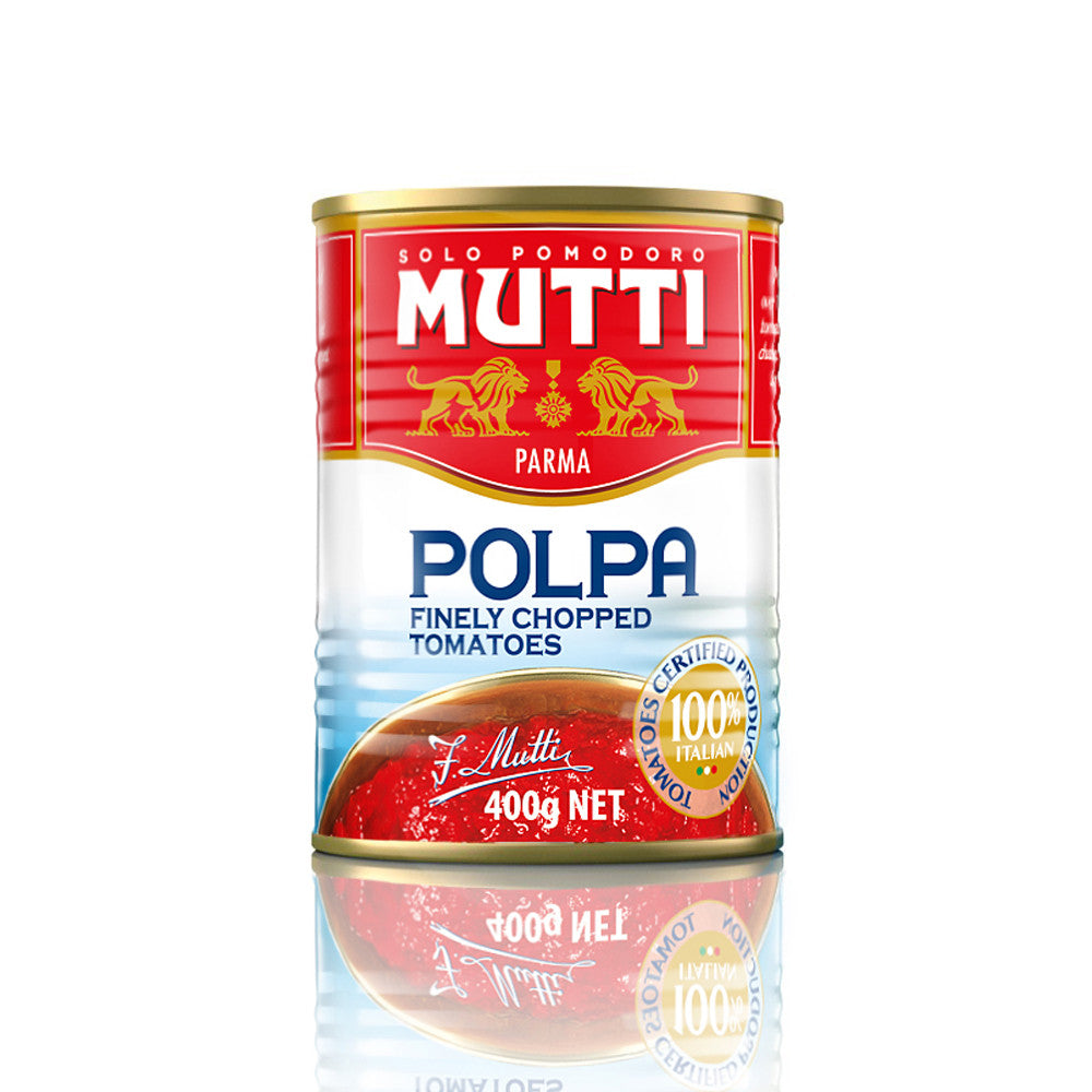 Mutti Polpa Chopped Tomato 400g , Grocery-Can Veg - HFM, Harris Farm Markets