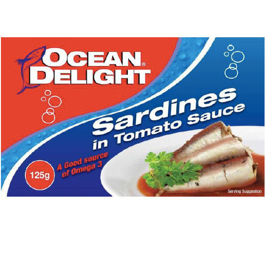 Ocean Delight Sardines In Tomato Sauce 125g , Grocery-Can or Jar - HFM, Harris Farm Markets