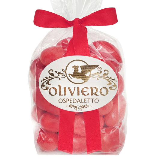 Oliviero - Confetti - Red Chocolate Almond Bag (200g)