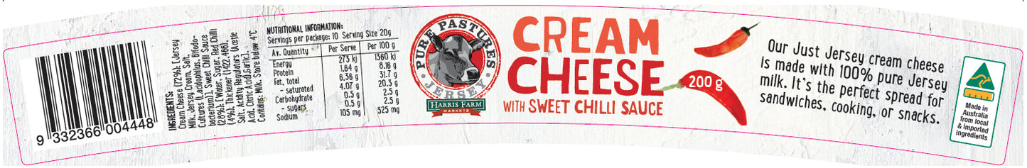 Pure Pastures - Cream Cheese - Sweet Chilli Tub (200g)