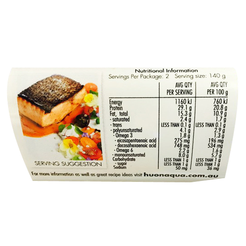 Salmon - Portions Skin On Prepacked (280g) SFS