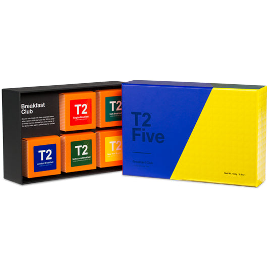 T2 - Five Tea Gift Pack - Breakfast Club (160g)