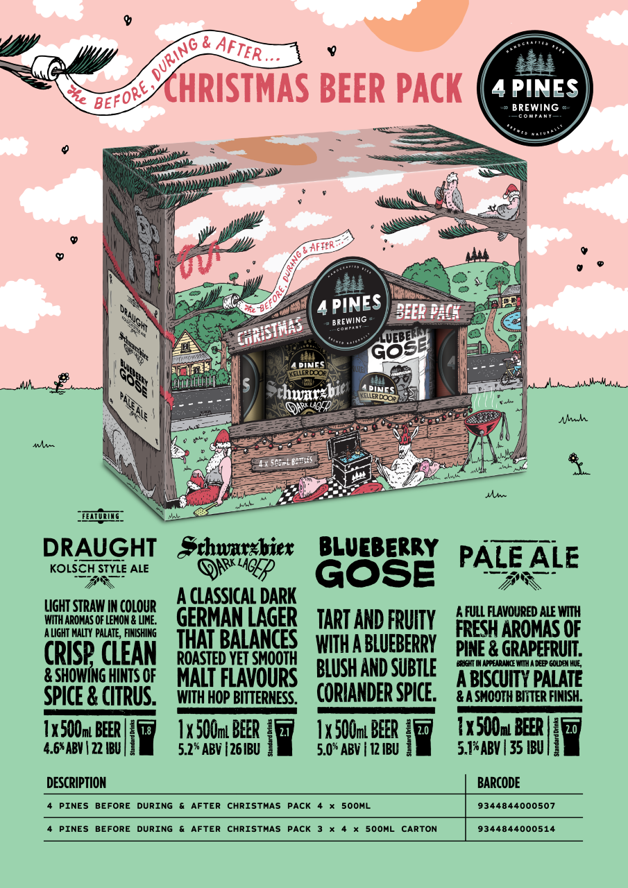 4 Pines Brewing Christmas Beer Pack | Harris Farm Online
