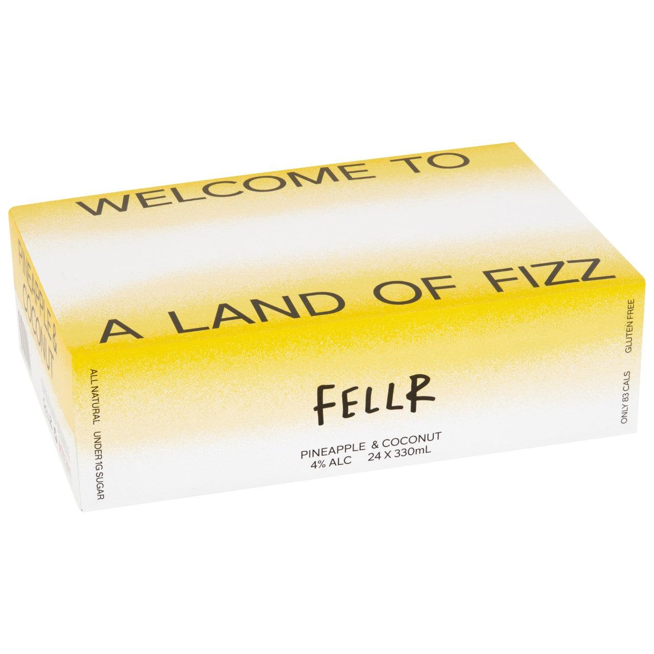 Fellr Pine Coconut Seltzer Case 24x330mL