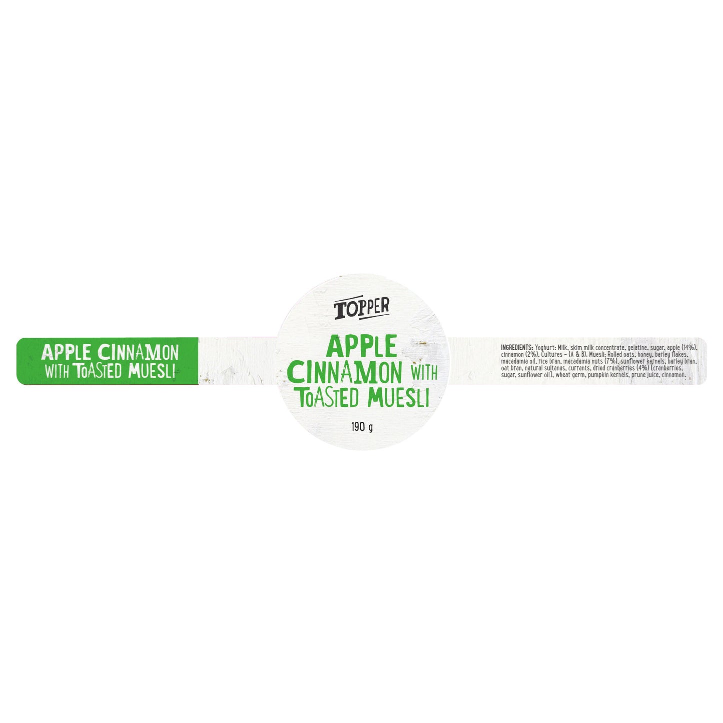 Harris Farm - Yoghurt Topper - Apple Cinnamon Toasted Muesli (190g)