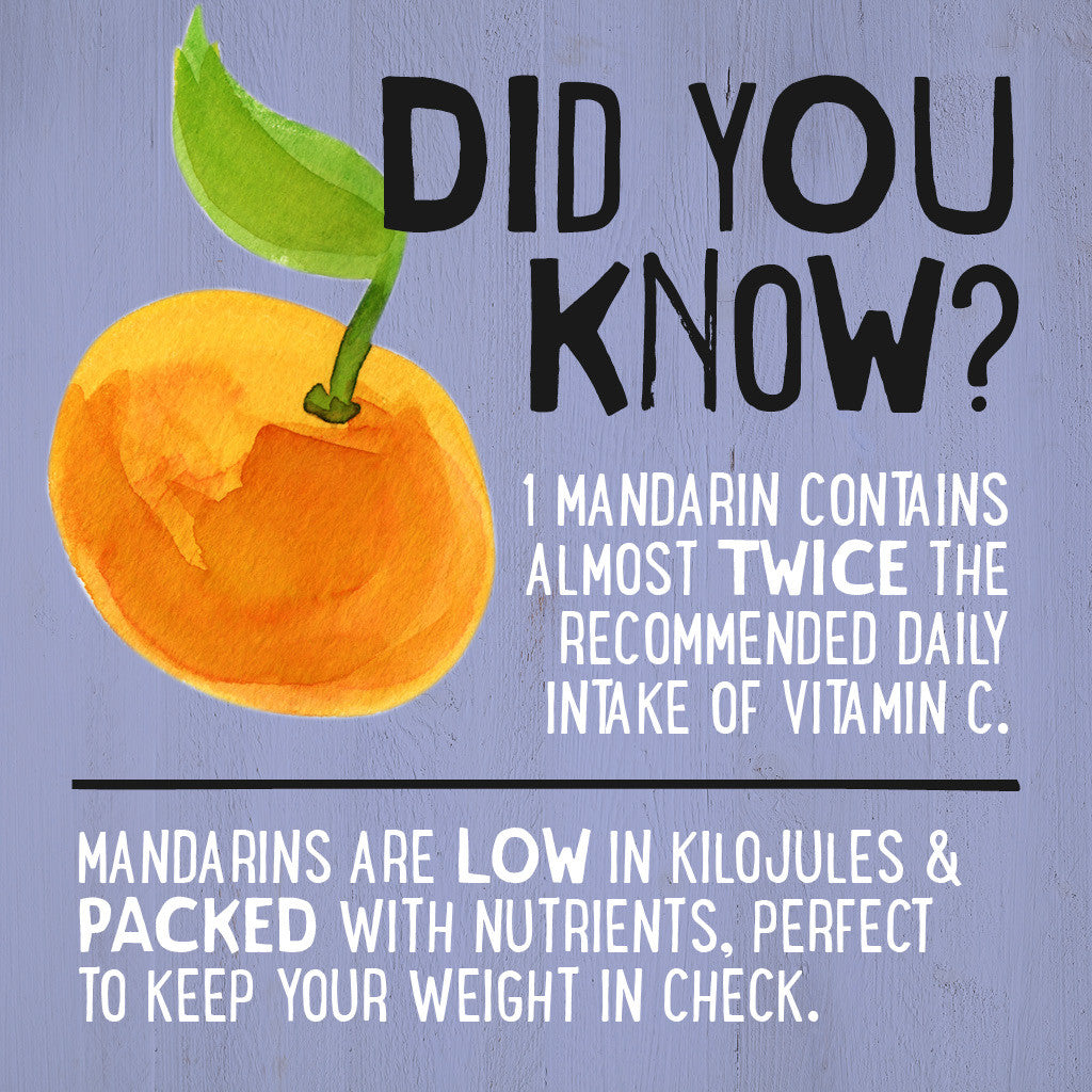 Mandarins, a dietitian's guide