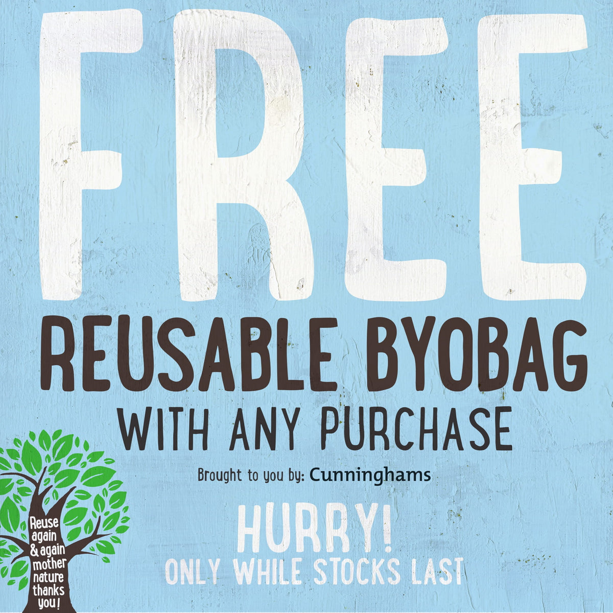 Free Reusable BYOBAG with any purchase at Harris Farm Manly