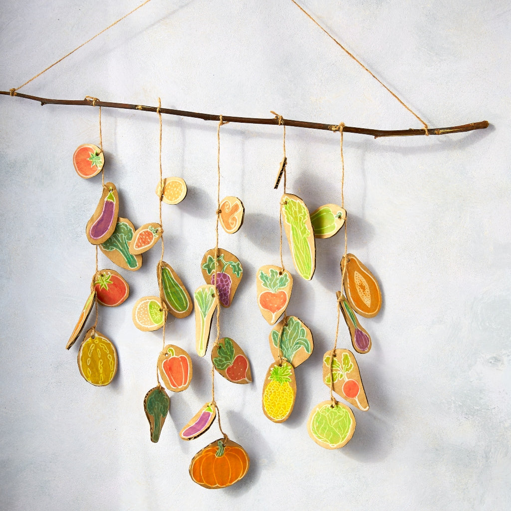 DIY Hanging Fruit Mobile