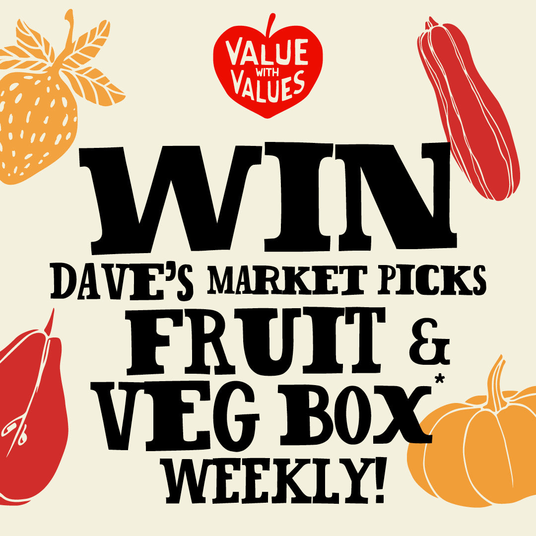 Win a Dave's Market Picks Fruit & Veg Box EACH WEEK!