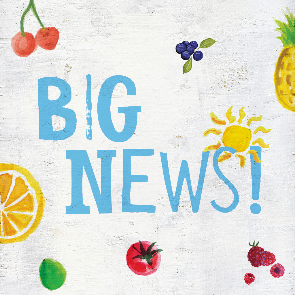 We have some big, exciting news to share.