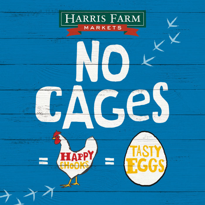 Harris Farm - No Caged Eggs