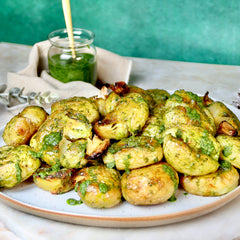 Roasted Potatoes with Herb Salsa