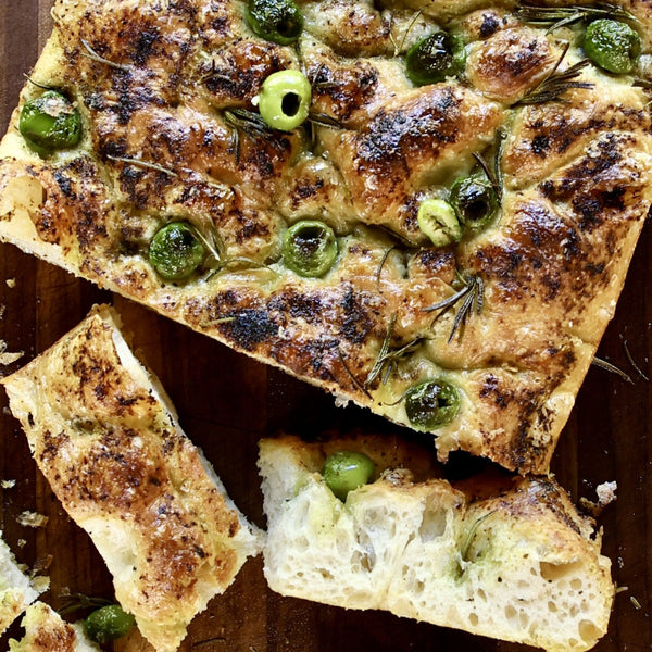 Rosemary and Olive Focaccia