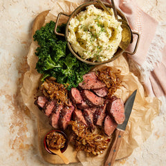 Beef Eye Fillet with Parsnip & Potato Mash
