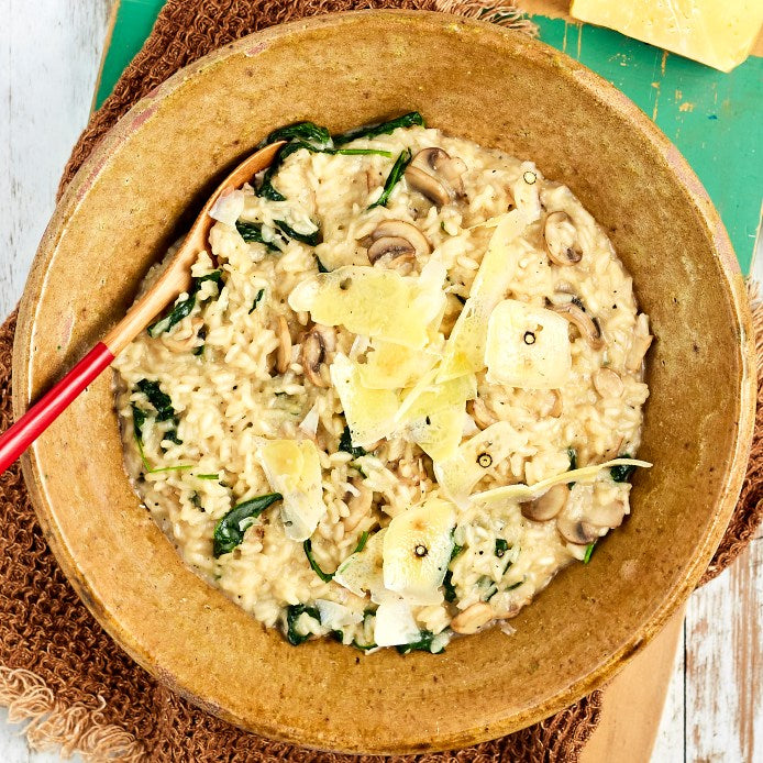 Mushroom & Tuscan Cabbage Risotto | Harris Farm Markets