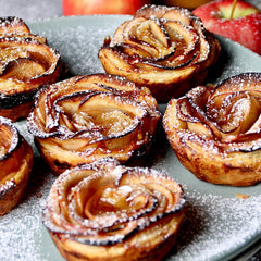 Puff Pastry Apple Roses