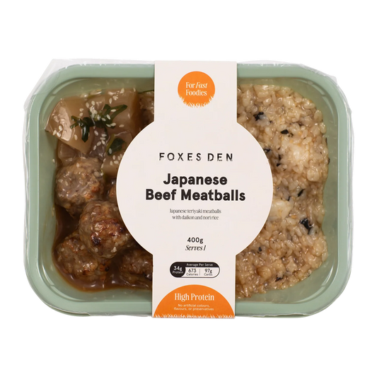 Foxes Den Japanese Beef Meatballs 400g