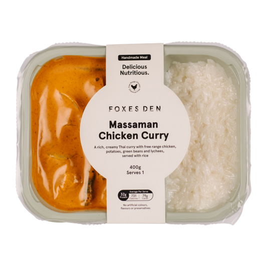 Foxes Den Massaman Chicken Curry 400g