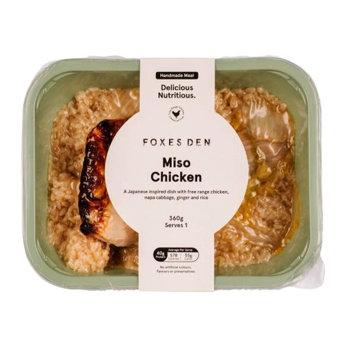 Foxes Den Miso Chicken 360g