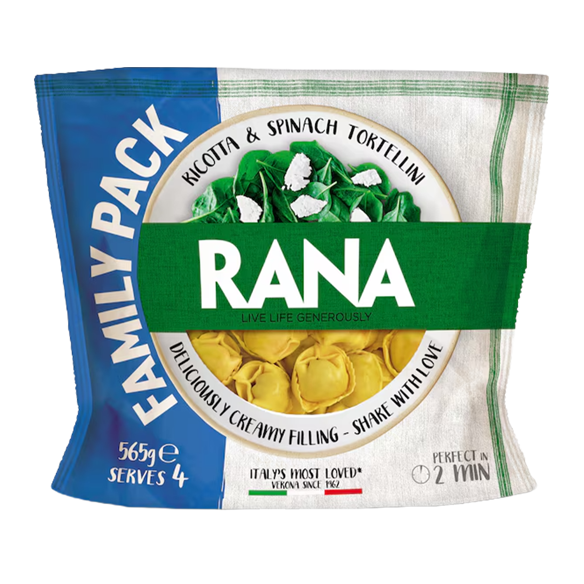 Rana Ricotta and Spinach Tortellini 565g – Harris Farm Markets